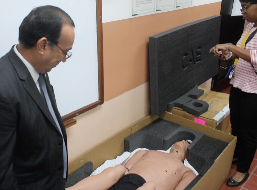 Simulador enfermería paciente