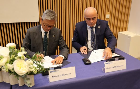 UMIP y la Universidad Marítima Mundial firman acuerdo para potenciar la investigación y el intercambio académico internacional